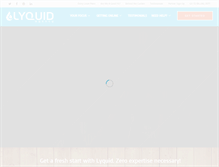 Tablet Screenshot of lyquidagency.com